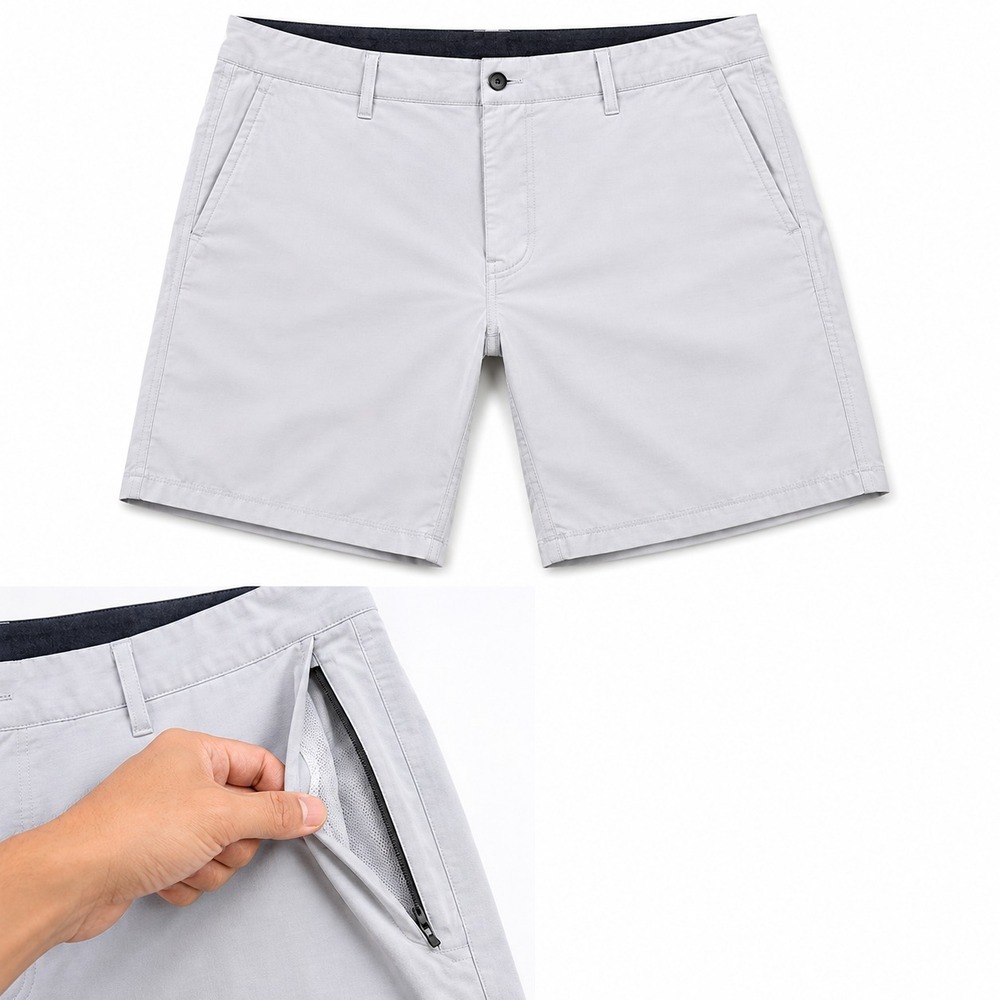 Vuori Shorts Men's Size 38 Sky Gray Aim Chino